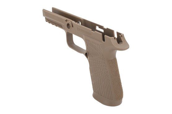 Wilson Combat Carry Size Grip Module for SIG Sauer P320 with manual safety in tan improves the look and feel of your handgun
